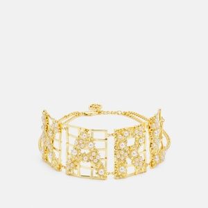 KARL LAGERFELD K/ARKIVE KARL CHOKER - Necklace - gold-Colour